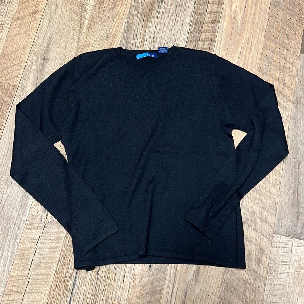 Wool blend boxy sweater